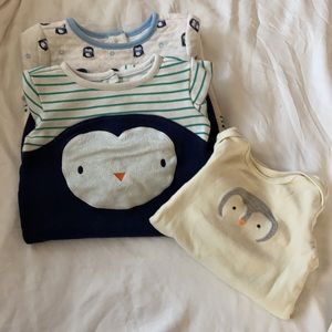 Adorable, warm Gymboree penguin lot - 12M